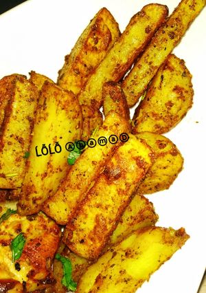 صورة لوصفة بطاطا ودجز 😋