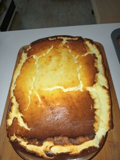 Una foto de Tarta de queso al horno
