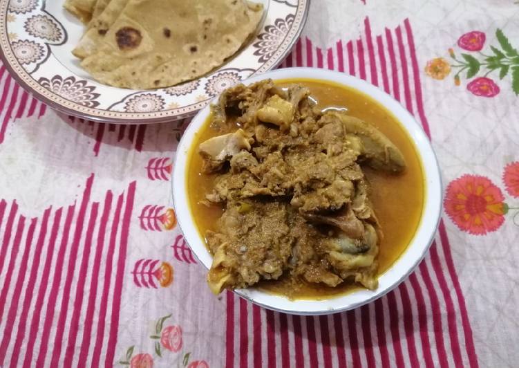 Recipe of Speedy Sira Masala/Goat Head Yoghurt Gravy