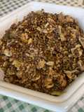 Lentilles Vertes aux Champignons Bruns