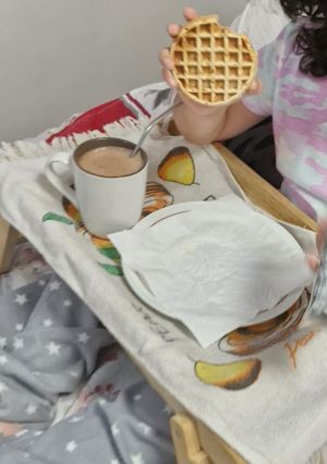 Una foto de Waffles del Tata