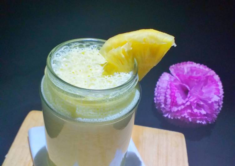 Cara Gampang Menyiapkan Pineapple Juice #135⁵, Enak Banget