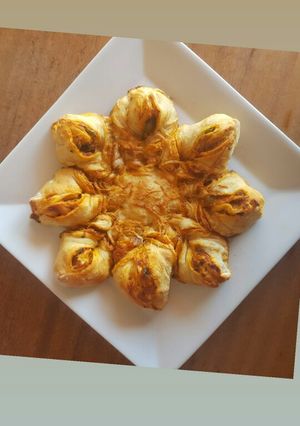 Une photo de Pizza fleur 🍕🌸