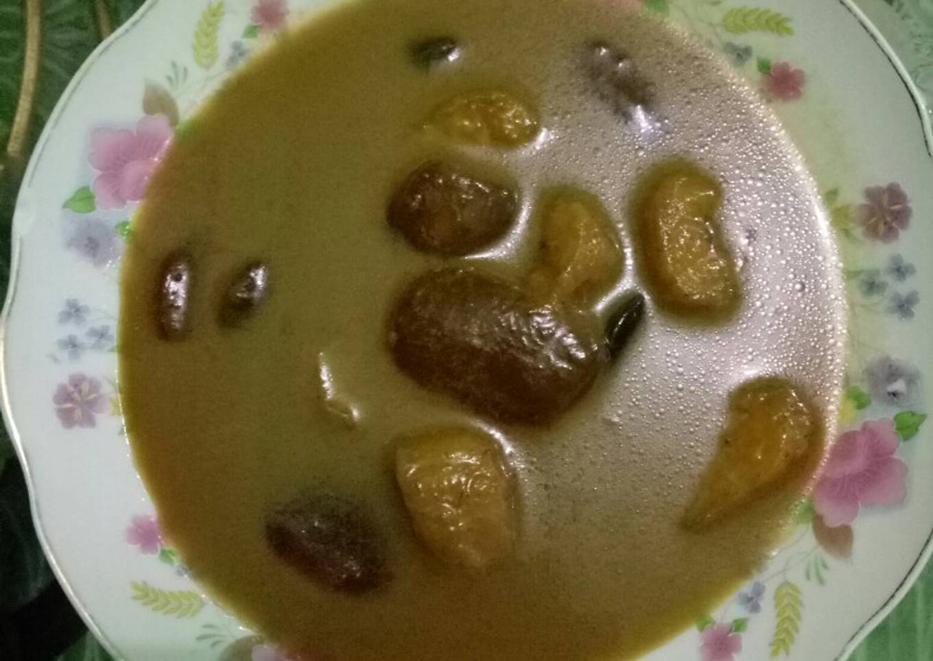 Kolak pisang plus kolang kaling sederhana