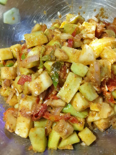 A picture of Cucumber salad.