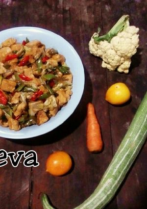 Foto resep Tumis Tahu Kol Buncis Deva