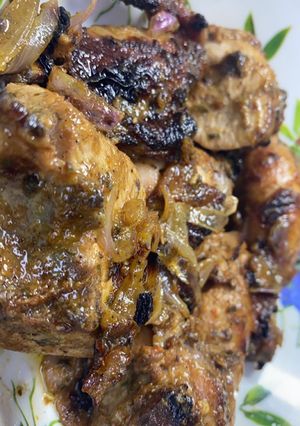 A picture of Yogurt baked chicken.