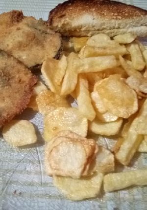 Una foto de Milanesa de berenjenas 🍆