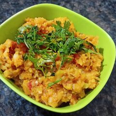 A picture of Cauliflower rice.