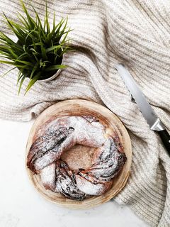 Foto de Coroa de Nutella e frutos secos