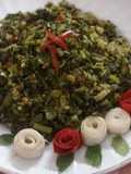 Mooli ki bhujia /Radish bhujia