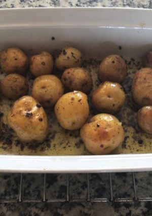 Una foto de Papitas colombianas al horno