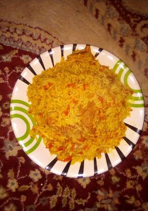 A picture of Jellof Rice.