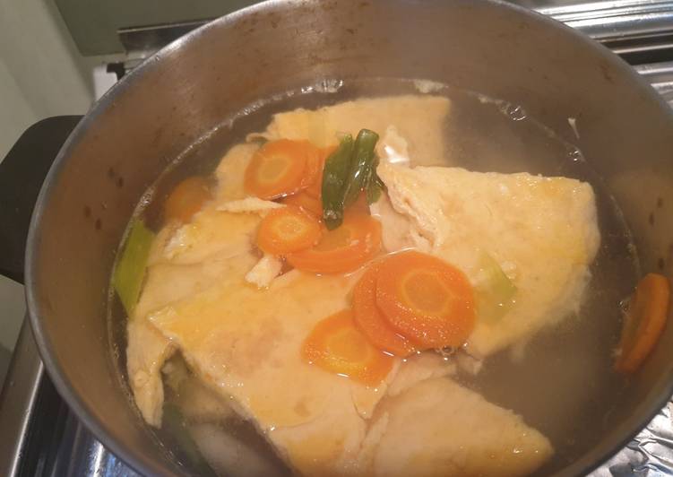 Soup telur wortel