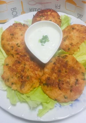 Una foto de Hamburguesas de Salmón