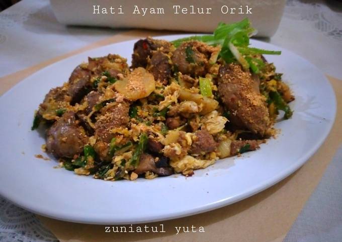 Hati Ayam Telur Orik