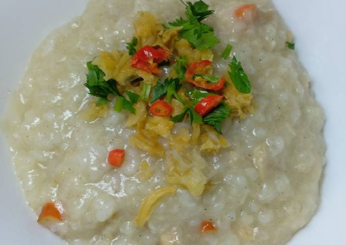 Resep Bubur tumis ayam yang Enak Banget