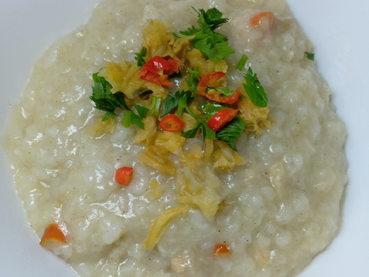 Resep Bubur tumis ayam yang Enak Banget