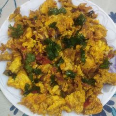 A picture of Eggs bhurji.