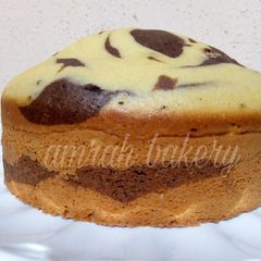 A picture of My zebra cake.