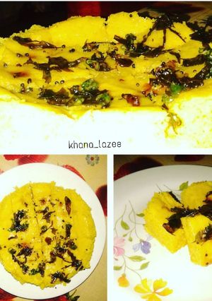 A picture of Instant dhokla.