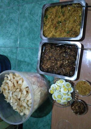 Foto resep Bistik Daging Sapi + Mie goreng