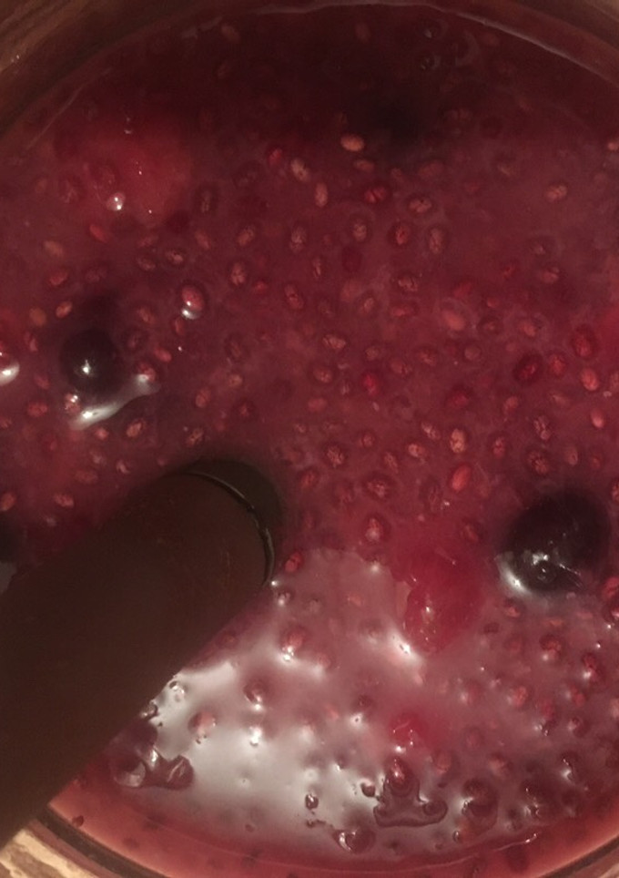 Una foto de Pudín de chía y frutos rojos