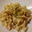 Pasta With Smoked Salmon and Pistachio Nuts