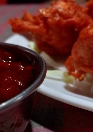 A picture of Ramadan special chicken lollipop.
