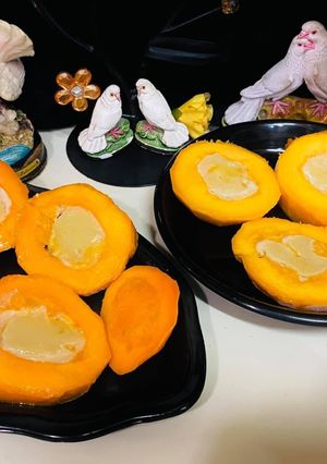 স্টাফড্ ম্যাঙ্গো কুলফি (Stuffed Mango Kulfi recipe in Bengali) রেসিপির প্রধান ছবি