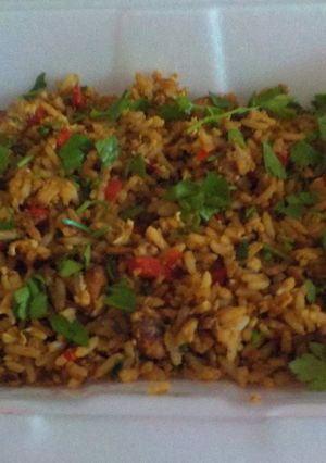 Una foto de Arroz chaufa con carne de chancho a Mi Manera