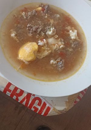 Una foto de Picadito de carne con huevo