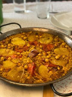 Una foto de Arroz al horno de cocido