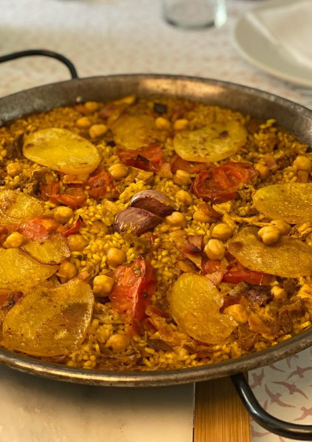 Una foto de Arroz al horno de cocido