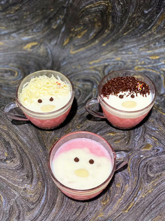 Foto resep Silky Pudding Susu Strawberry