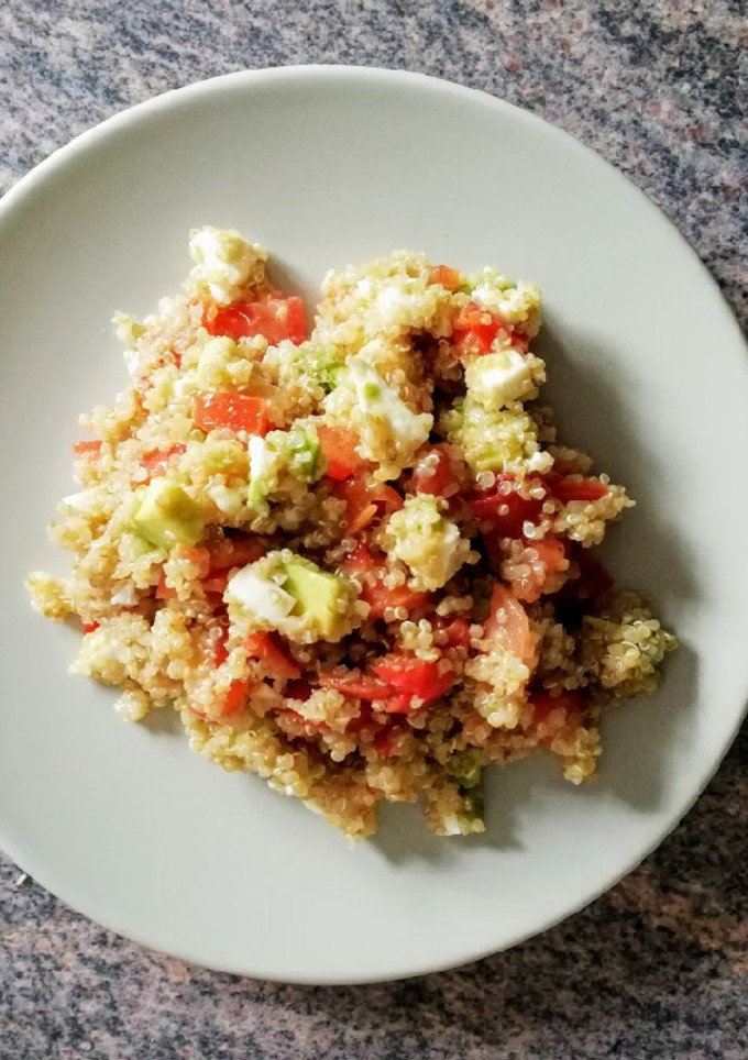 Una foto de Ensalada de quinoa