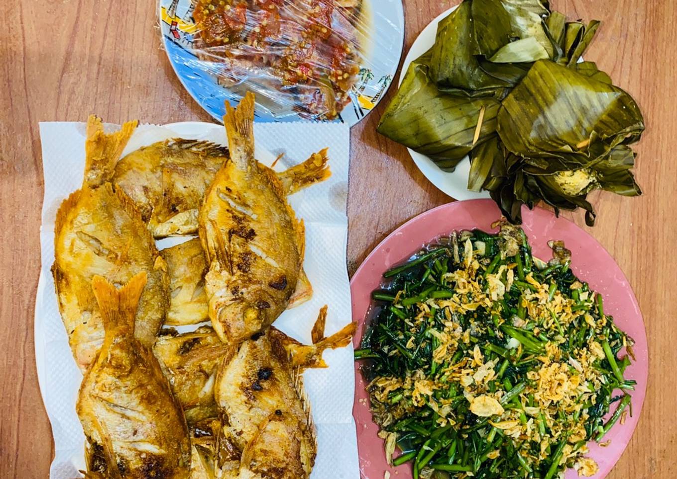 Kakap merah goreng