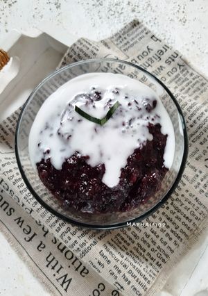 Foto resep Bubur Ketan Hitam Rice Cooker