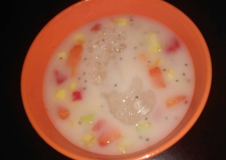 Rahasia Memasak Es jus isi buah yang Renyah