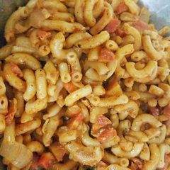 Spicy Bbq macroni A picture of Spicy Bbq macroni.