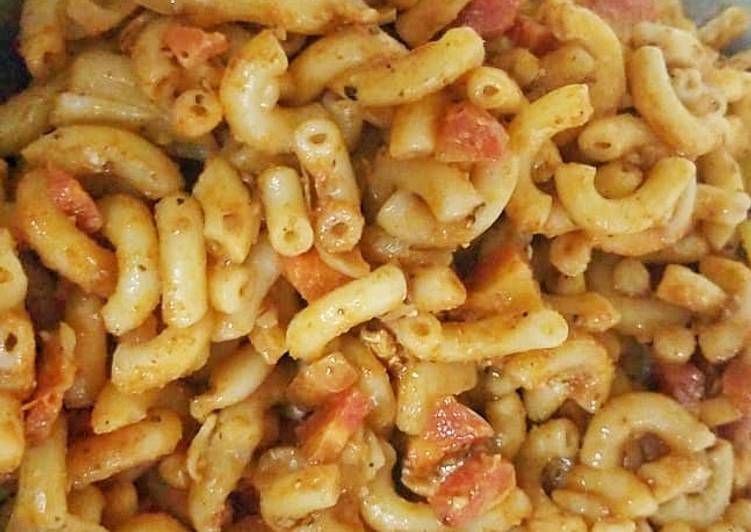 Recipe of Perfect Spicy Bbq macroni