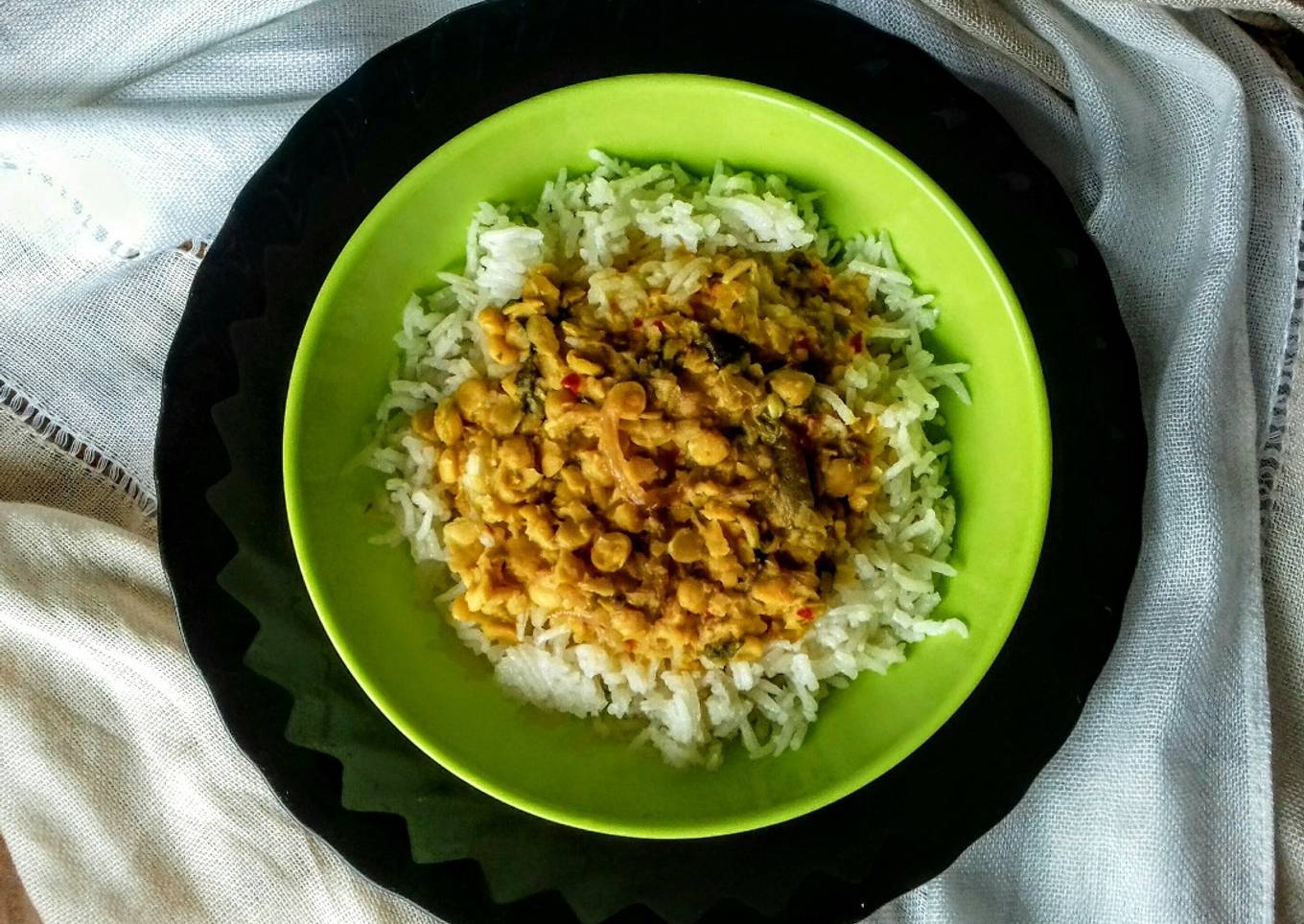 Dhal con Arroz blanco