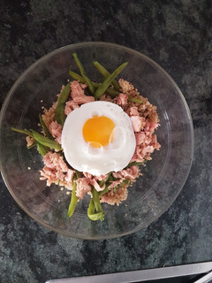 Una foto de Ensalada de judías verdes y quinoa