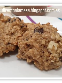 Una foto de Galletas de avena, manzana y nueces
