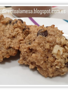Una foto de Galletas de avena, manzana y nueces