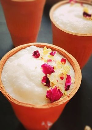 A picture of Punjabi Style Kulhad Lassi.