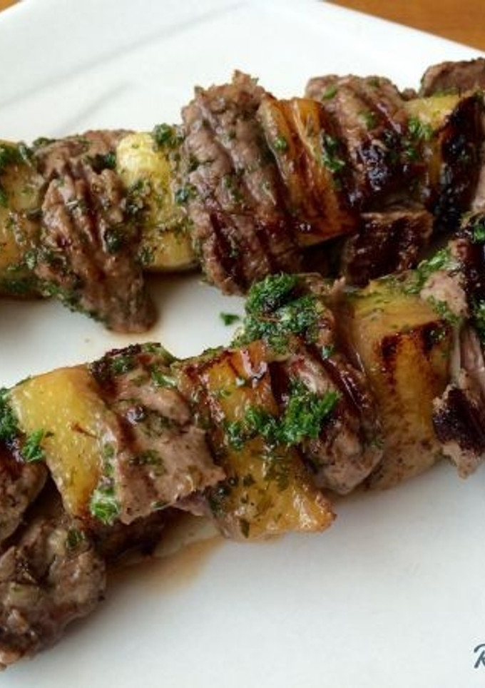 Una foto de Brocheta iberica