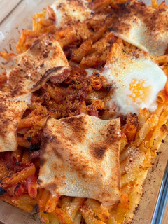 Una foto de Macarrones Gratinados al horno