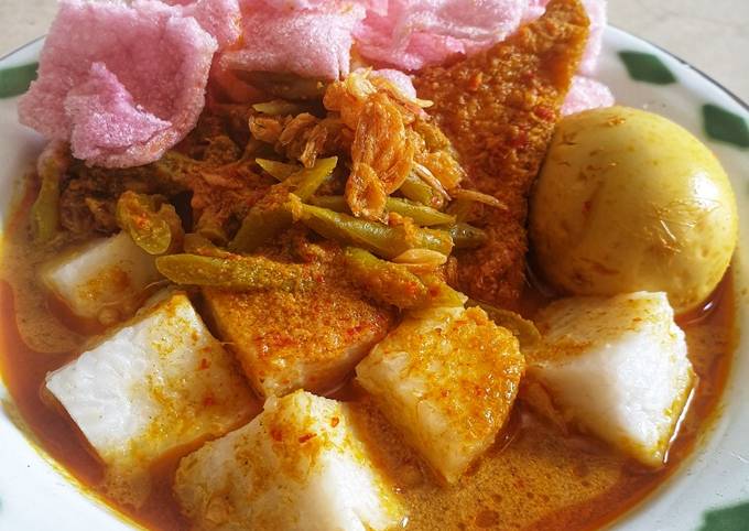 Cara Buat Lontong Sayur Padang Rumahan