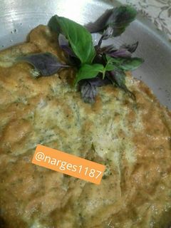 عکسی از دستور 🍳🌿خاگینه نعنا🌿🍳